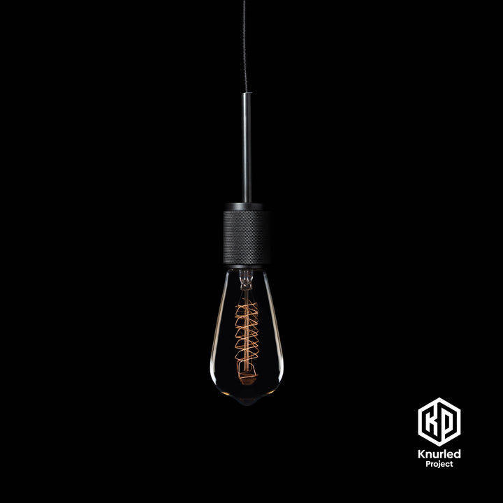 Black 3 Drop Pendant