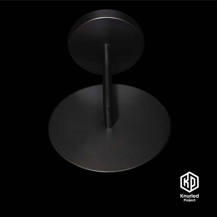 Black Disc Wall Light + Cone Shade
