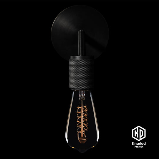 Black Wall Light